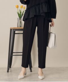 ITS'DEMO / イッツデモ パンツ | 【通勤／手洗い可／ウエストゴム】カットジョーゼットパンツ