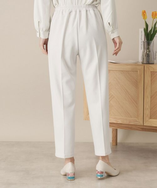 ITS'DEMO / イッツデモ パンツ | 【通勤／手洗い可／ウエストゴム】カットジョーゼットパンツ | 詳細15