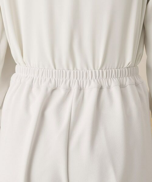 ITS'DEMO / イッツデモ パンツ | 【通勤／手洗い可／ウエストゴム】カットジョーゼットパンツ | 詳細17