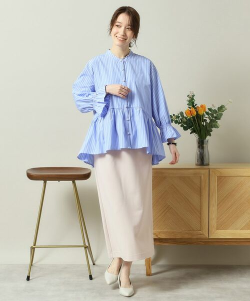 ITS'DEMO / イッツデモ ロング・マキシ丈スカート | 【洗濯機OK／吸水速乾／UVカット】カットジョーゼットスカート | 詳細6