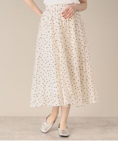 ITS'DEMO / イッツデモ スカート | 【ウエストゴム／手洗い可】シアーボリュームスカート