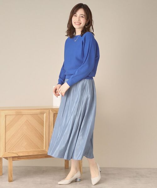 ITS'DEMO / イッツデモ スカート | 【ウエストゴム／手洗い可】シアーボリュームスカート | 詳細11