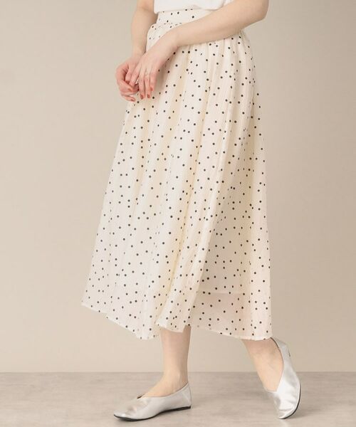 ITS'DEMO / イッツデモ スカート | 【ウエストゴム／手洗い可】シアーボリュームスカート | 詳細13