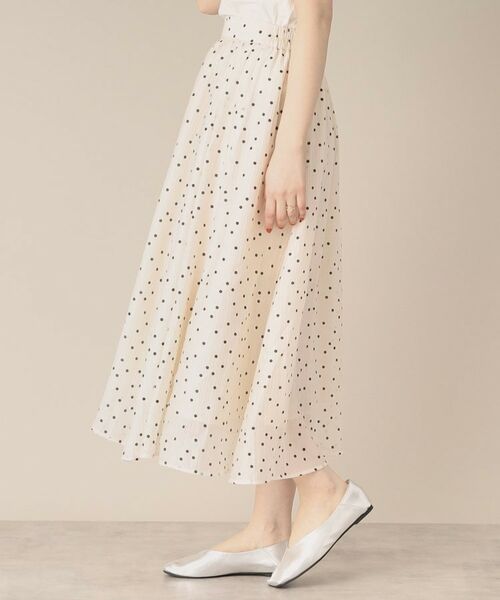 ITS'DEMO / イッツデモ スカート | 【ウエストゴム／手洗い可】シアーボリュームスカート | 詳細14