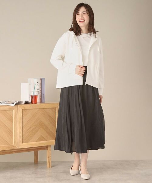 ITS'DEMO / イッツデモ スカート | 【ウエストゴム／手洗い可】シアーボリュームスカート | 詳細7