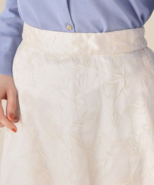 ITS'DEMO / イッツデモ スカート | 【ウエストゴム／手洗い可】チュールレーススカート | 詳細16