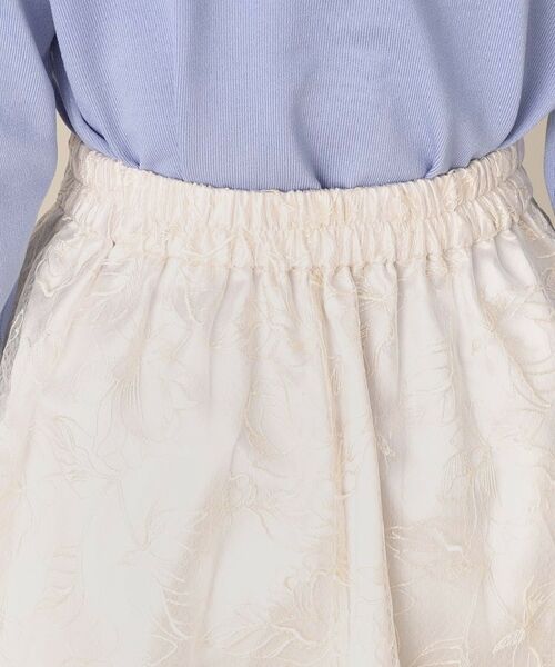 ITS'DEMO / イッツデモ スカート | 【ウエストゴム／手洗い可】チュールレーススカート | 詳細17