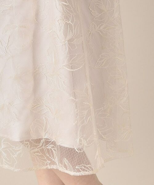 ITS'DEMO / イッツデモ スカート | 【ウエストゴム／手洗い可】チュールレーススカート | 詳細18