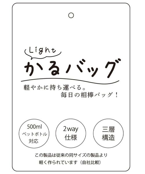 ITS'DEMO / イッツデモ トートバッグ | かるバッグ2WAYトート | 詳細23