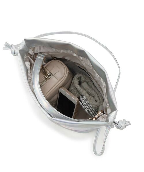 ITS'DEMO / イッツデモ ショルダーバッグ | メタリック巾着2WAYショルダー | 詳細17