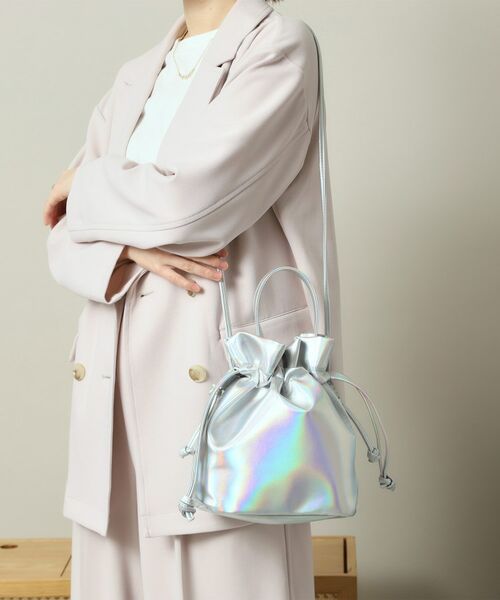 ITS'DEMO / イッツデモ ショルダーバッグ | メタリック巾着2WAYショルダー | 詳細2