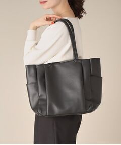 ITS'DEMO / イッツデモ ハンドバッグ | 【通勤／8ポケット】合皮WポケットA4トート