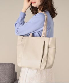 ITS'DEMO / イッツデモ ハンドバッグ | 【通勤／8ポケット】合皮WポケットA4トート