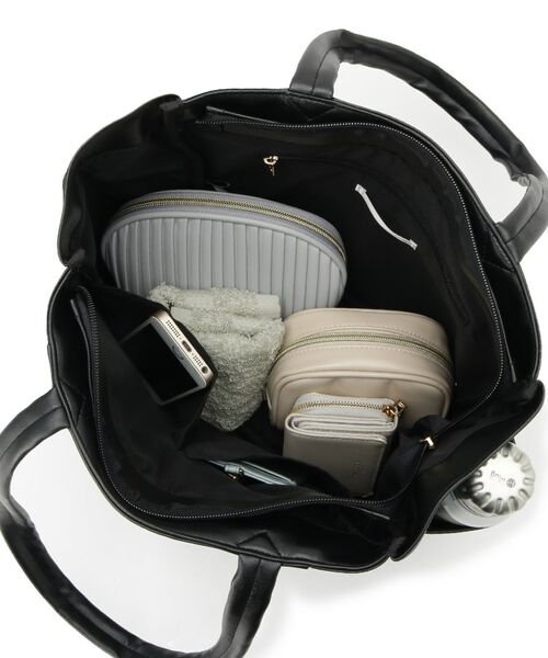 ITS'DEMO / イッツデモ ハンドバッグ | 【通勤／8ポケット】合皮WポケットA4トート | 詳細16