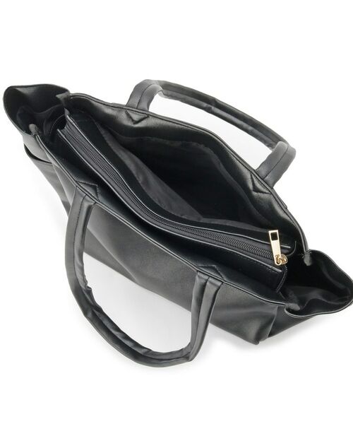 ITS'DEMO / イッツデモ ハンドバッグ | 【通勤／8ポケット】合皮WポケットA4トート | 詳細17