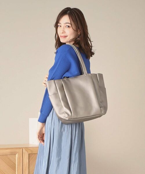 ITS'DEMO / イッツデモ ハンドバッグ | 【通勤／8ポケット】合皮WポケットA4トート | 詳細2