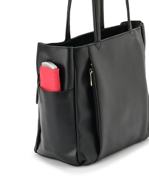 ITS'DEMO / イッツデモ ハンドバッグ | 【通勤／8ポケット】合皮WポケットA4トート | 詳細22