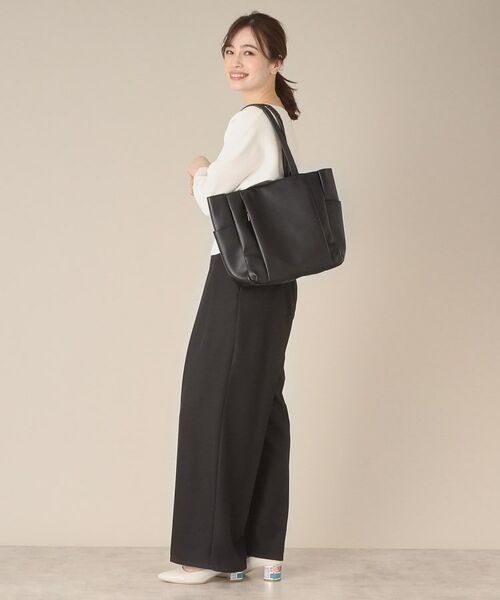 ITS'DEMO / イッツデモ ハンドバッグ | 【通勤／8ポケット】合皮WポケットA4トート | 詳細4