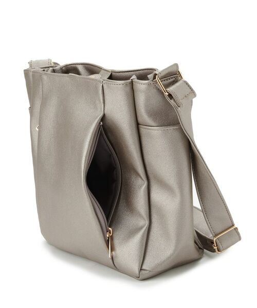 ITS'DEMO / イッツデモ ショルダーバッグ | 【7ポケット】合皮Wポケットショルダー | 詳細17