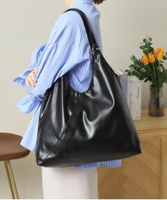 ITS'DEMO / イッツデモ トートバッグ | 【A4対応】合皮Vカットトート