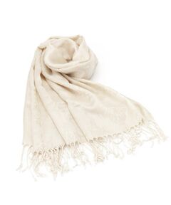 ITS'DEMO / イッツデモ マフラー・ショール・スヌード・ストール | 【手洗い可／UV】薄手ダマスクジャガードストール