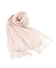 ITS'DEMO / イッツデモ マフラー・ショール・スヌード・ストール | 【手洗い可／UV】薄手ダマスクジャガードストール