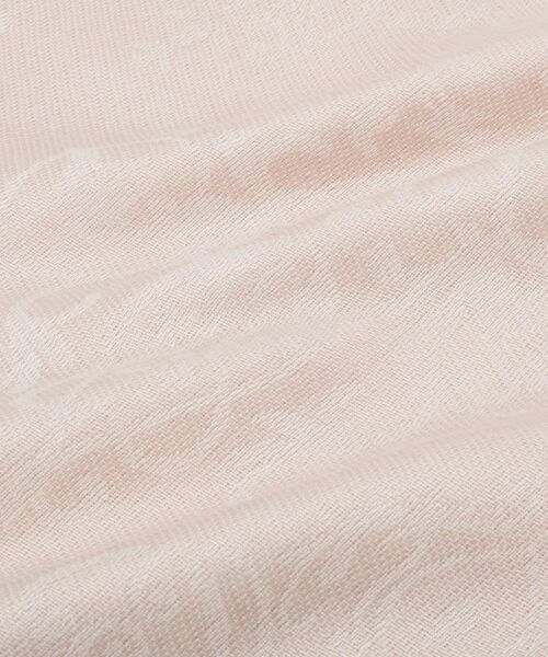 ITS'DEMO / イッツデモ マフラー・ショール・スヌード・ストール | 【手洗い可／UV】薄手ダマスクジャガードストール | 詳細3