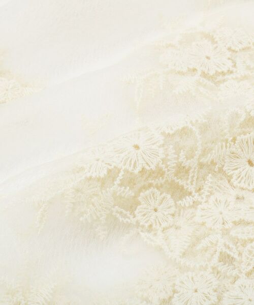 ITS'DEMO / イッツデモ マフラー・ショール・スヌード・ストール | 【手洗い可】花柄レースストール | 詳細3