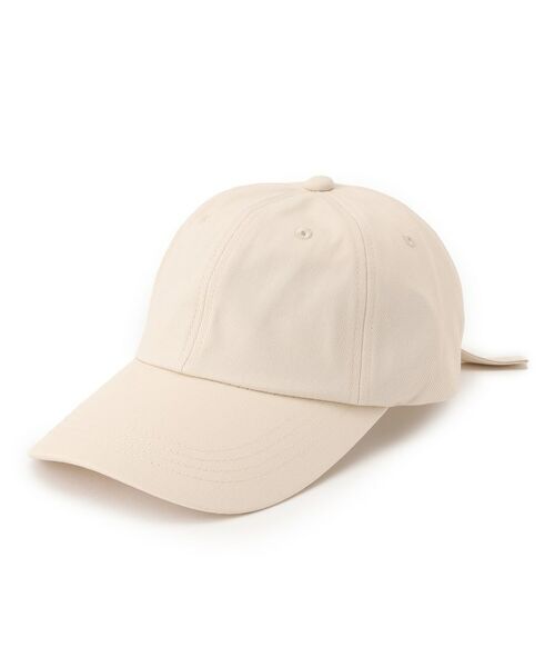 ITS'DEMO/イッツデモ 【サイズ調整可】バックデザインキャップ アイボリー(004) 00(フリーサイズ) ITS'DEMO/イッツデモ 【サイズ調整可】バックデザインキャップ アイボリー(004) 00(フリーサイズ)