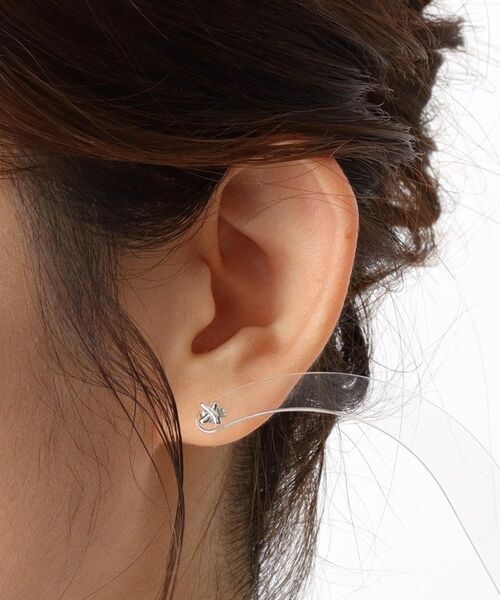 ITS'DEMO / イッツデモ ピアス・イヤリング | ニュアンスクロスピアス | 詳細3