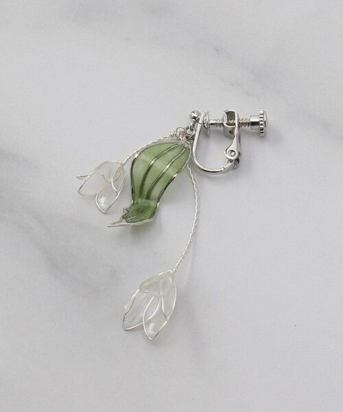 ITS'DEMO / イッツデモ ピアス・イヤリング | アメリカンフラワーｍｕｇｕｅｔイヤリング | 詳細2