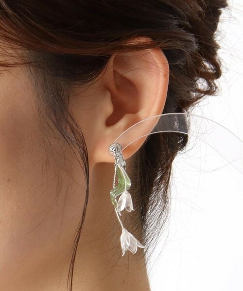 ITS'DEMO / イッツデモ ピアス・イヤリング | アメリカンフラワーｍｕｇｕｅｔイヤリング | 詳細3