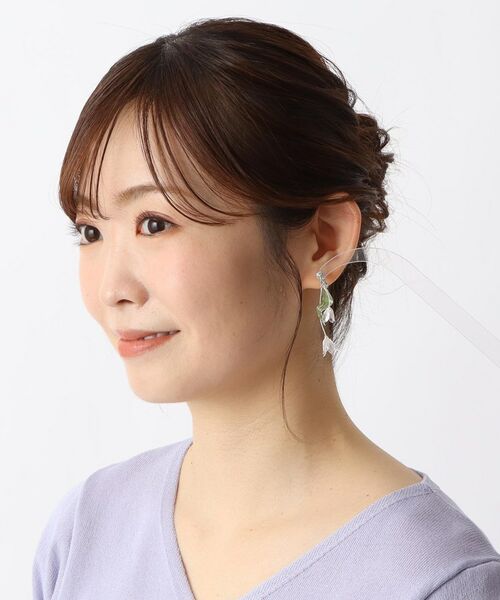 ITS'DEMO / イッツデモ ピアス・イヤリング | アメリカンフラワーｍｕｇｕｅｔイヤリング | 詳細4