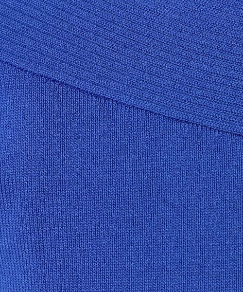 ITS'DEMO / イッツデモ ニット・セーター | 【縮みに強い／洗濯機OK】編地切替ボートネックニット | 詳細22