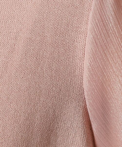 ITS'DEMO / イッツデモ ニット・セーター | 【UVケア／接触冷感／アンチピリング／洗濯機OK】袖シアーニット | 詳細14