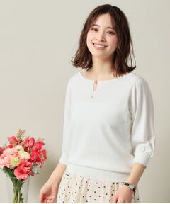 ITS'DEMO / イッツデモ ニット・セーター | 【UVケア／接触冷感／アンチピリング／洗濯機OK】キーネックニット