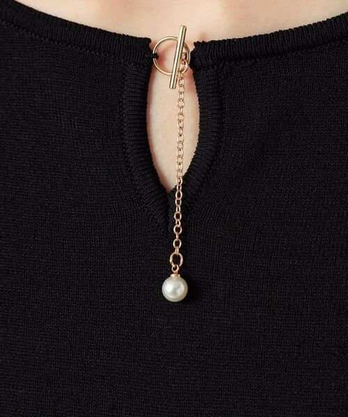 ITS'DEMO / イッツデモ ニット・セーター | 【UVケア／接触冷感／アンチピリング／洗濯機OK】キーネックニット | 詳細10