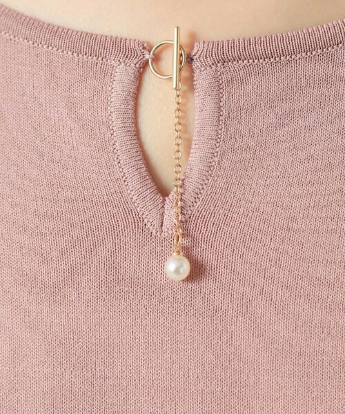 ITS'DEMO / イッツデモ ニット・セーター | 【UVケア／接触冷感／アンチピリング／洗濯機OK】キーネックニット | 詳細14