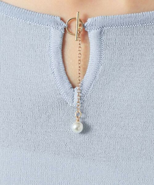 ITS'DEMO / イッツデモ ニット・セーター | 【UVケア／接触冷感／アンチピリング／洗濯機OK】キーネックニット | 詳細18