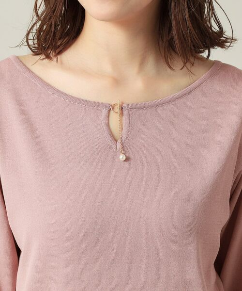 ITS'DEMO / イッツデモ ニット・セーター | 【UVケア／接触冷感／アンチピリング／洗濯機OK】キーネックニット | 詳細22