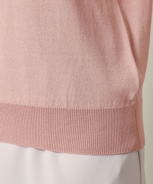 ITS'DEMO / イッツデモ ニット・セーター | 【UVケア／接触冷感／アンチピリング／洗濯機OK】キーネックニット | 詳細24