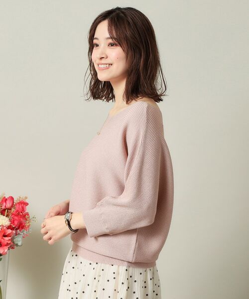 ITS'DEMO / イッツデモ ニット・セーター | 【UVケア／アンチピリング／洗濯機OK】ラメリブドルマンニット | 詳細17