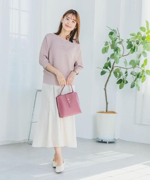 ITS'DEMO / イッツデモ ニット・セーター | 【UVケア／アンチピリング／洗濯機OK】ラメリブドルマンニット | 詳細2