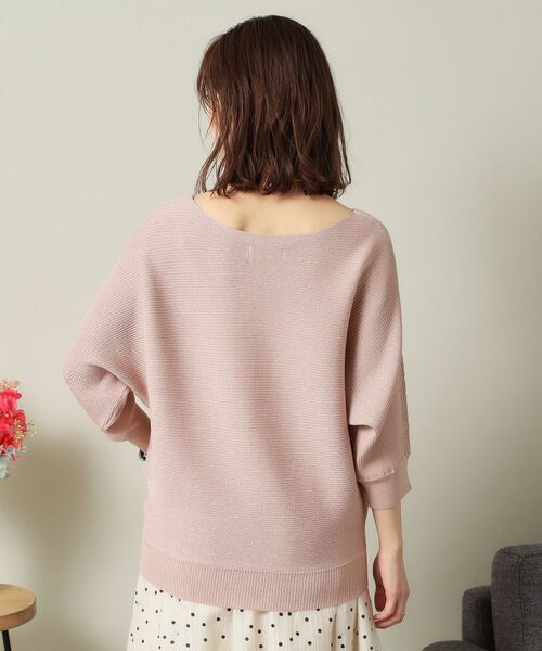 ITS'DEMO / イッツデモ ニット・セーター | 【UVケア／アンチピリング／洗濯機OK】ラメリブドルマンニット | 詳細22