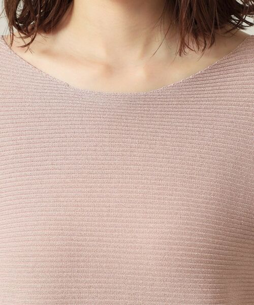 ITS'DEMO / イッツデモ ニット・セーター | 【UVケア／アンチピリング／洗濯機OK】ラメリブドルマンニット | 詳細23