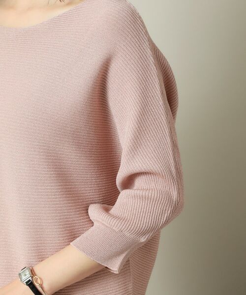 ITS'DEMO / イッツデモ ニット・セーター | 【UVケア／アンチピリング／洗濯機OK】ラメリブドルマンニット | 詳細24