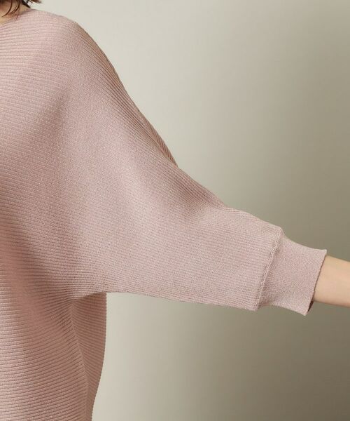 ITS'DEMO / イッツデモ ニット・セーター | 【UVケア／アンチピリング／洗濯機OK】ラメリブドルマンニット | 詳細25