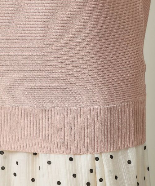 ITS'DEMO / イッツデモ ニット・セーター | 【UVケア／アンチピリング／洗濯機OK】ラメリブドルマンニット | 詳細26