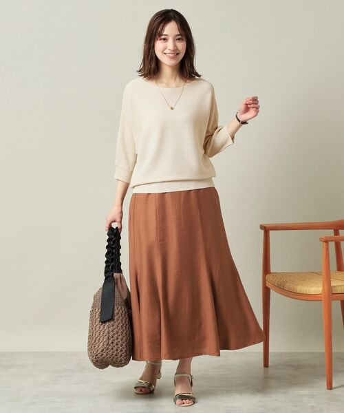 ITS'DEMO / イッツデモ ニット・セーター | 【UVケア／アンチピリング／洗濯機OK】ラメリブドルマンニット | 詳細6