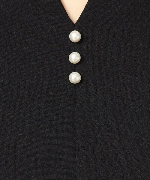 ITS'DEMO / イッツデモ シャツ・ブラウス | 【通勤／手洗い可】カットジョーゼットキーネックプルオーバー | 詳細4